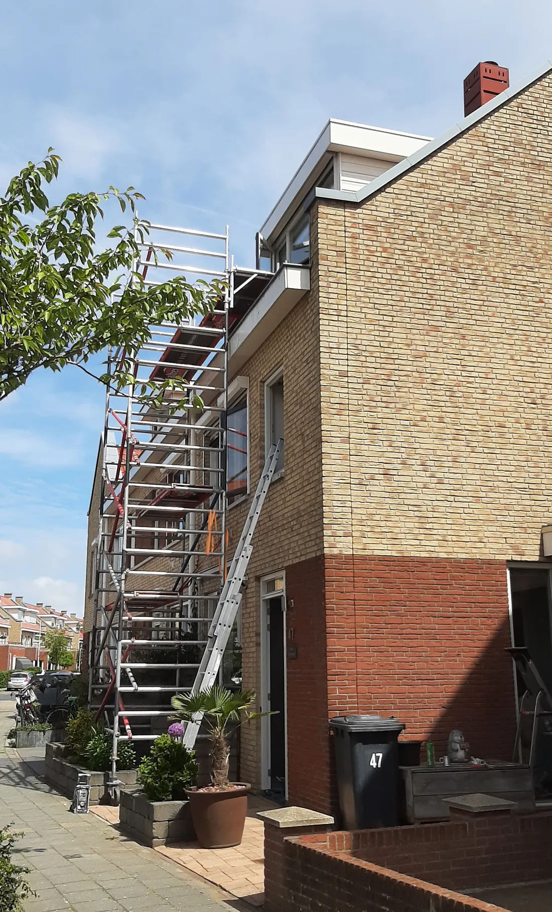 Geschilderde woning in Katwijk aan Zee